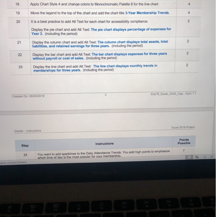 explain which expenses are excluded. Change the bar chart title to Expenses