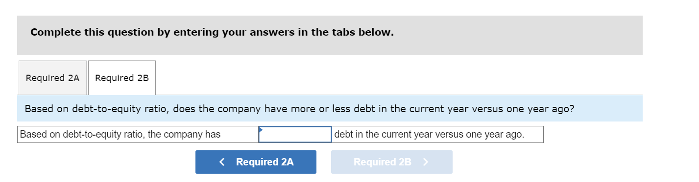 and one year ago, follow. \begin{tabular}{|c|c|c|c|c|} \hline For Year Ended December 31