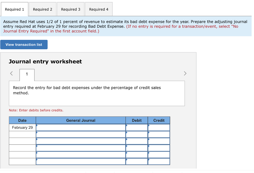 the following amounts (in thousands) in its unadjusted trial balance as of