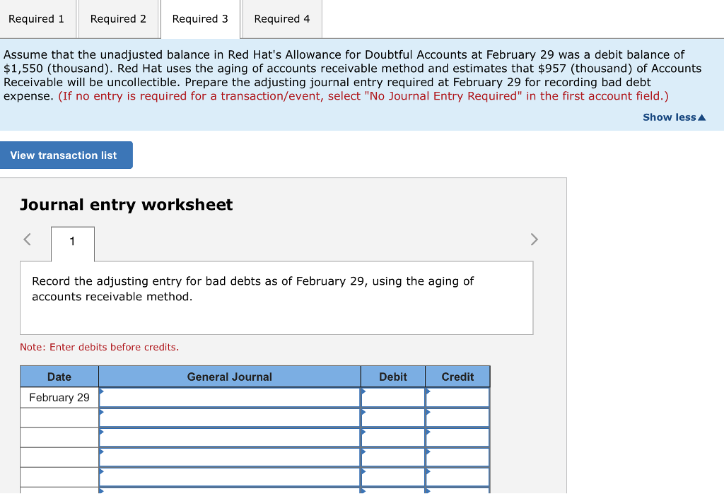 Sales and Service Revenue $ 957 160,812 Required For all requirements, enter