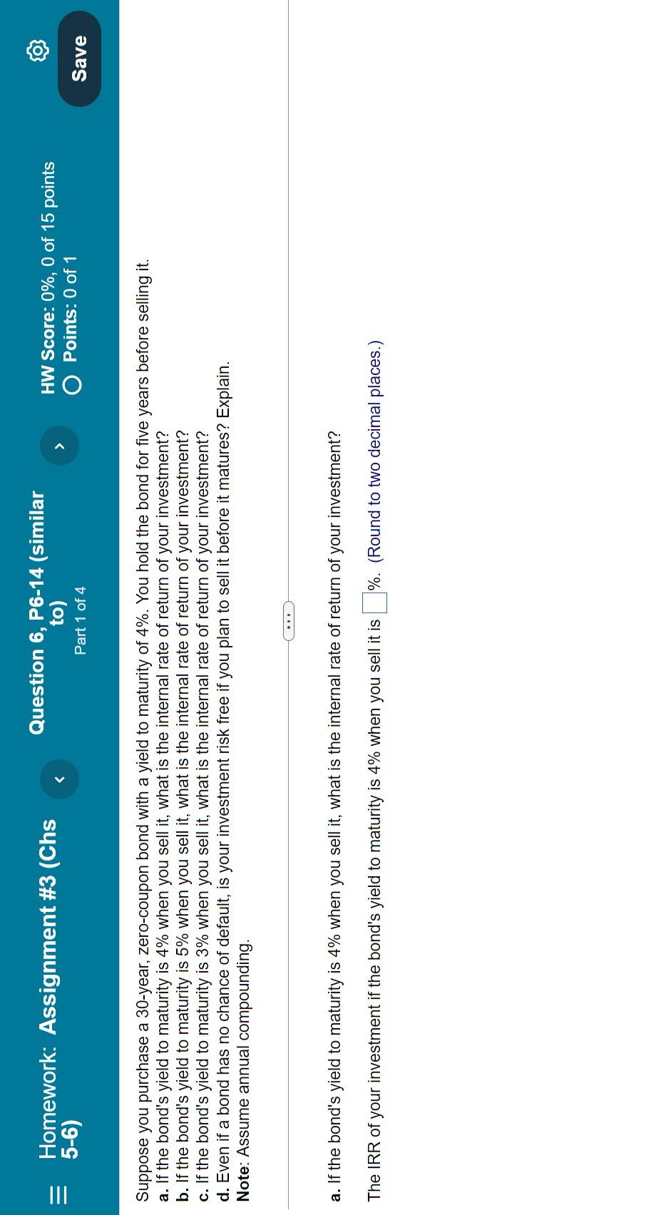  = Homework: Assignment #3 (Chs 5-6)