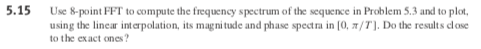 Part (a): Expected Answer for 5.15: Additional Information: (Question 5.3 Answer): (Question