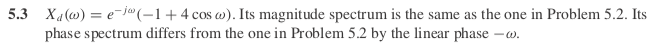 8-point FFT to compute the frequency spectrum of the sequence in Problem