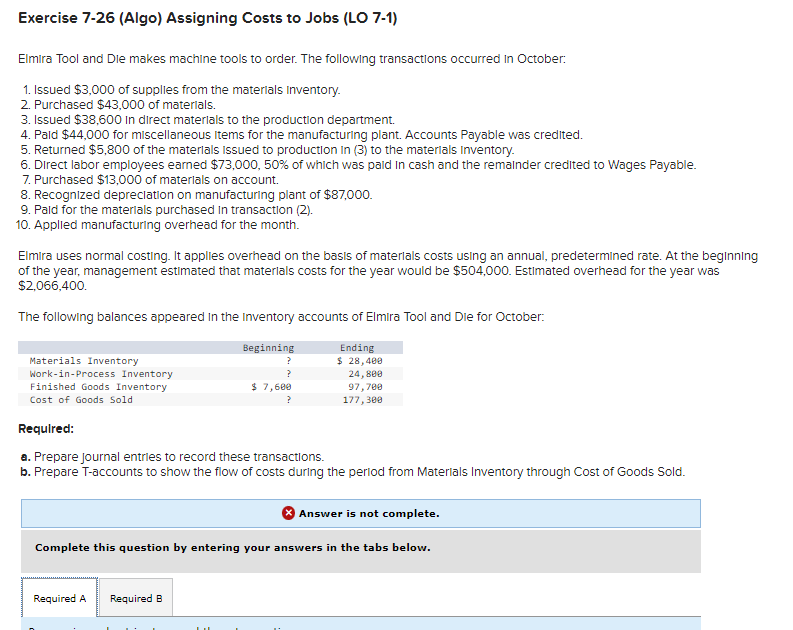 Please just do part b :) Complete this question by entering your