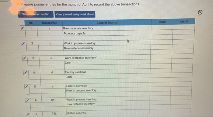 The following information applies to the questions displayed below.) Marcelino Co.'s March