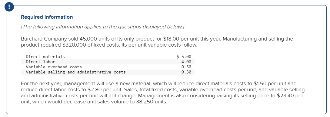 I only need answers to question number 2. ! Required information [The