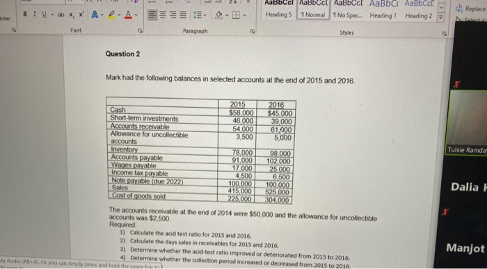  l AaBbcci ct AaBbct AaBbcct Heading 5 T Normal 1 No