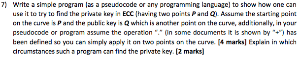  Write a simple program (as a pseudocode or any programming language)