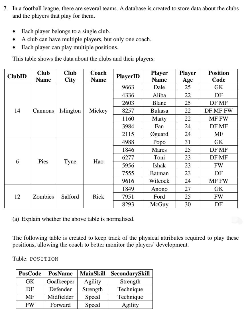  Advanced level school Python programming. need helps 7. In a football
