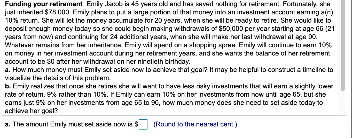 he is 65. John believes that prices generally increase at the overall