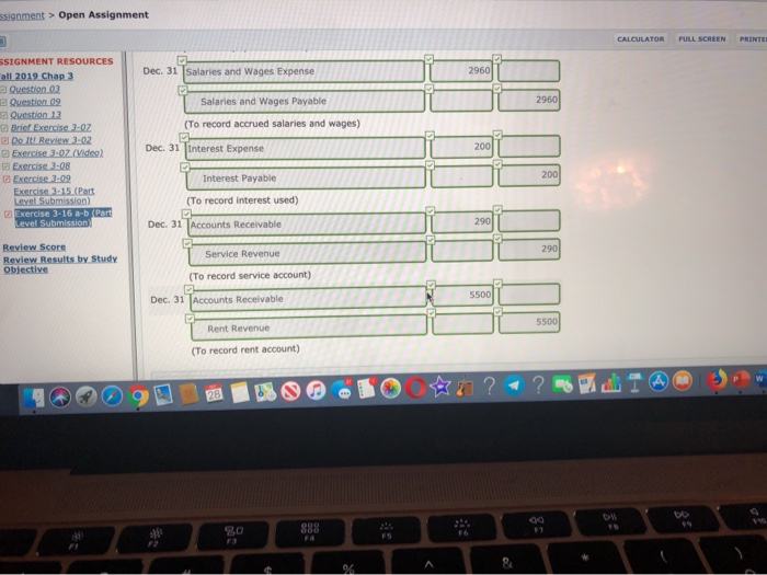 Level Submission) Wildhorse Company has the following information available for accruals for