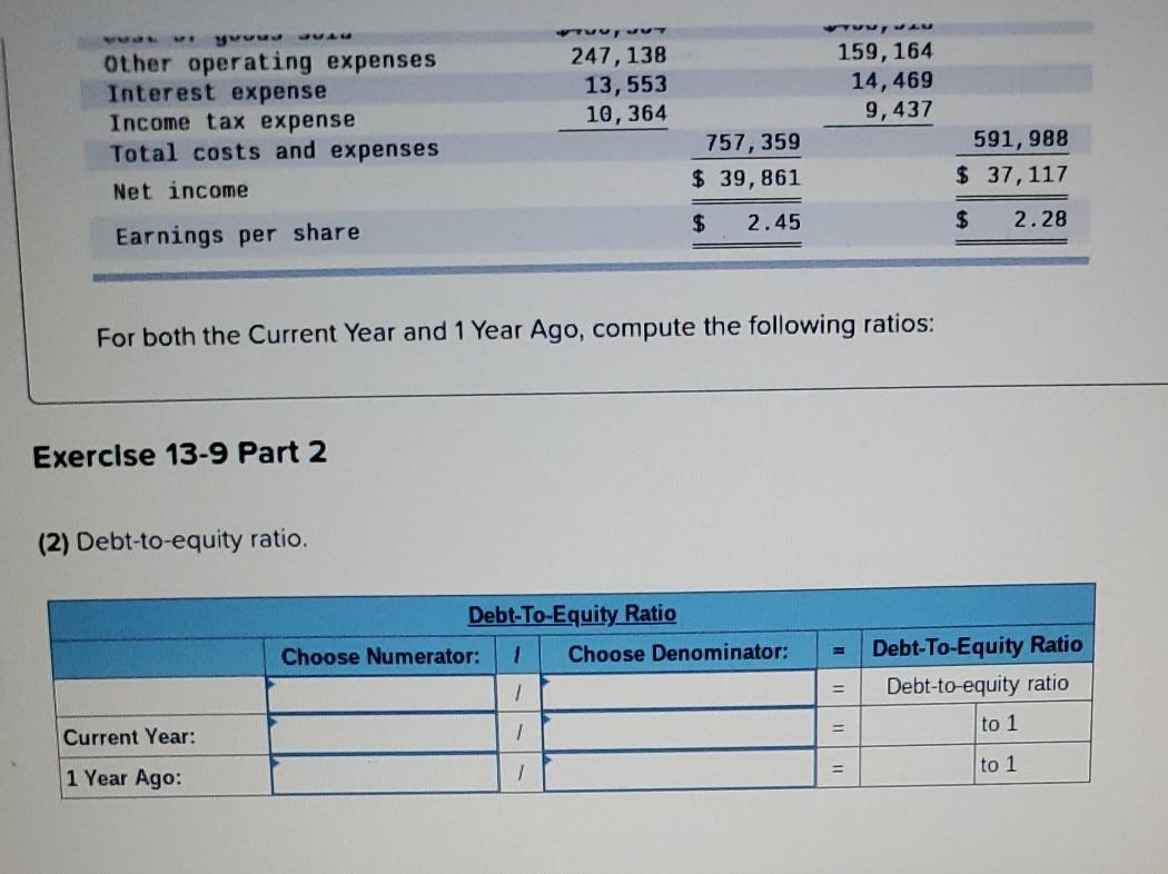 follow. Current Yr 1 Yr Ago 2 Yrs Ago At December 31
