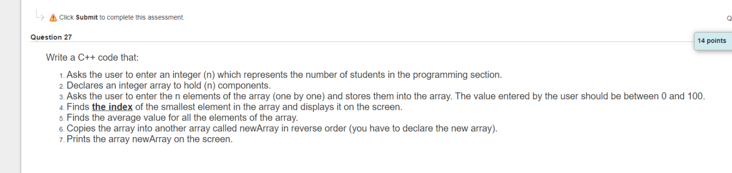  solve it in language C++ A Click Submit to complete this