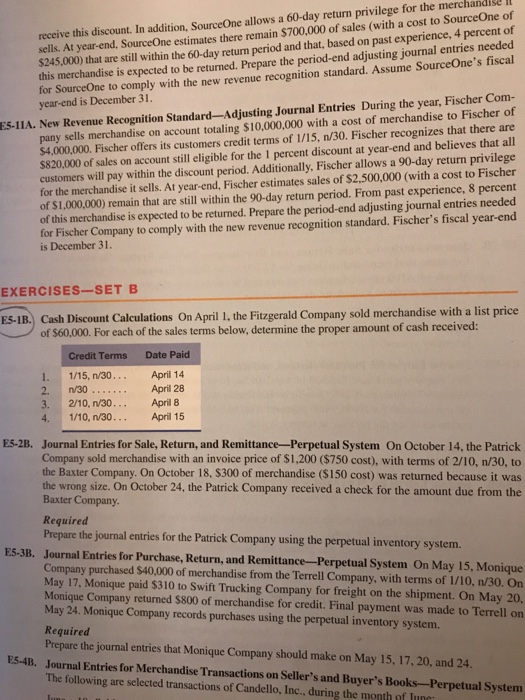  E5-1B how do you do it? At year-end, SourceOne estimates there