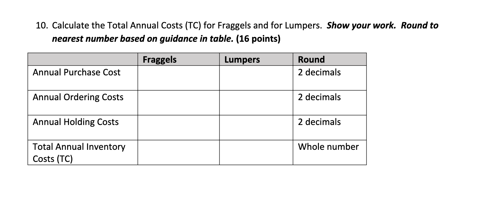 one and cannot be answered without the other. FELINE Manufacturing Inc. (FMI)