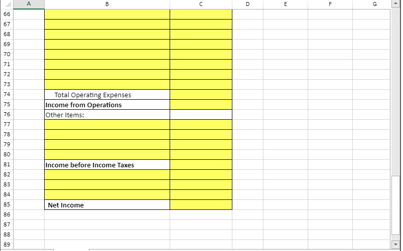 Tax Expense Income Tax Payable Interest Expense Interest Revenue Loss on Disposal