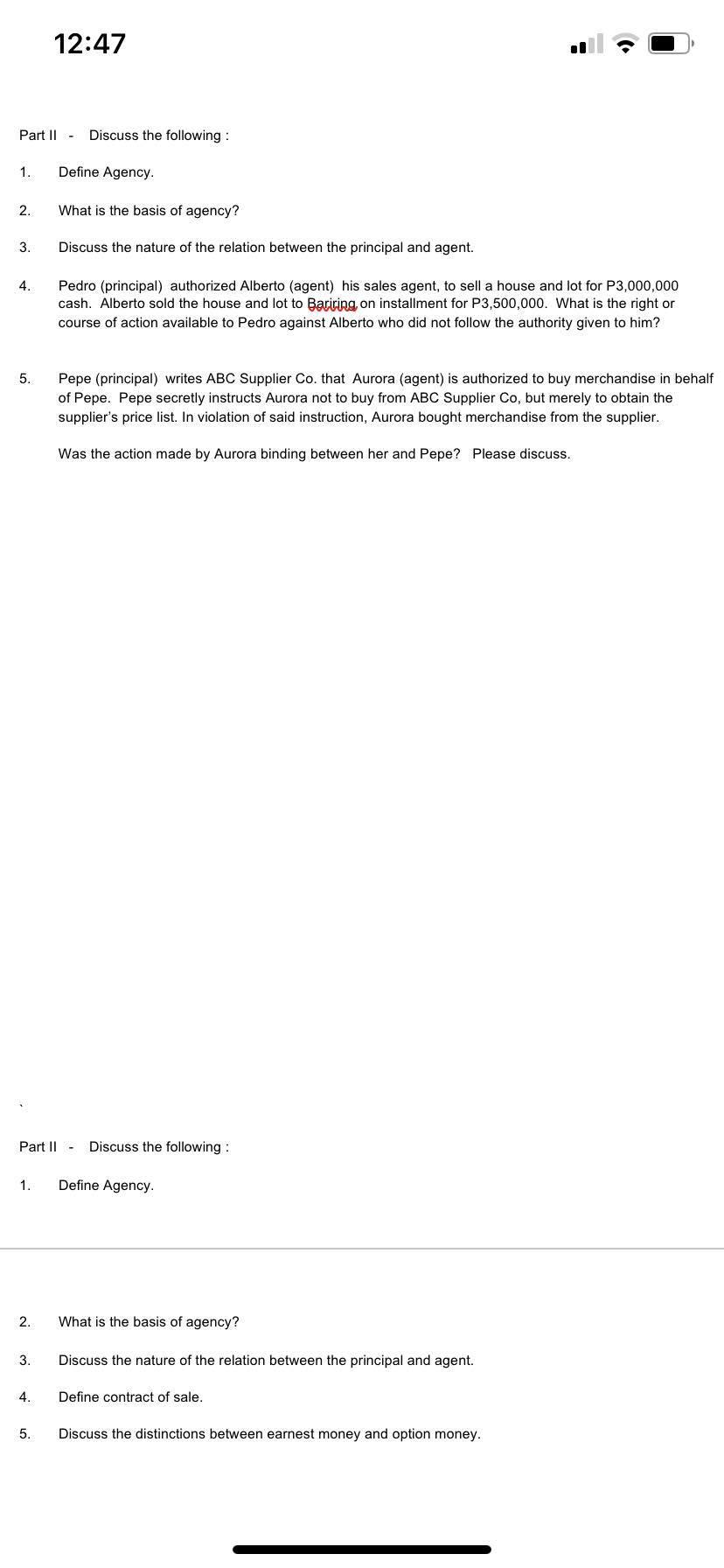 not repudiate, there is A.expressagencyB.compensatedagency13.wheretheagentreceivesnoremunerationB.partnershipB.onerousB.expressC.generalagencyD.impliedagencyC.gratuitousD.commissionC.ostensibleD.representative 15.(A)CommissionorsimpleagencyA.agenthasbeenactuallyauthorizedC.agenterizedactivityoftheagent B. when the principals does not