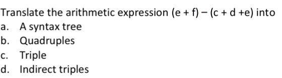  Please answer the question in the screenshot below: 