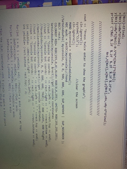 by the user on the keyboard. 1. Move the code from lines