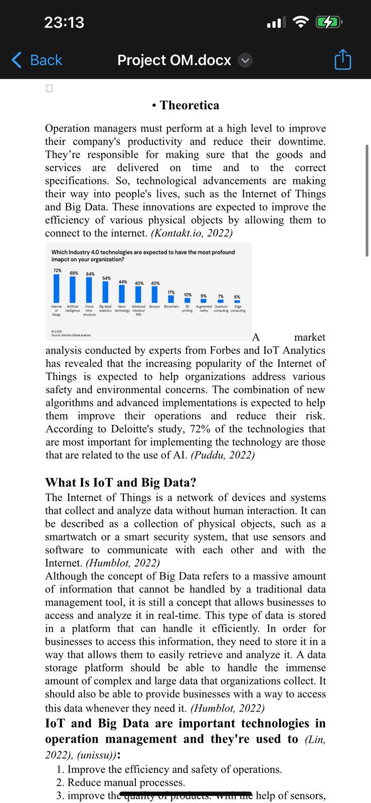 as the Internet of Things and Big Data. These innovations are expected