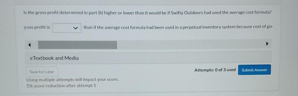 inventory system and has a beginning inventory, as at April 1, of