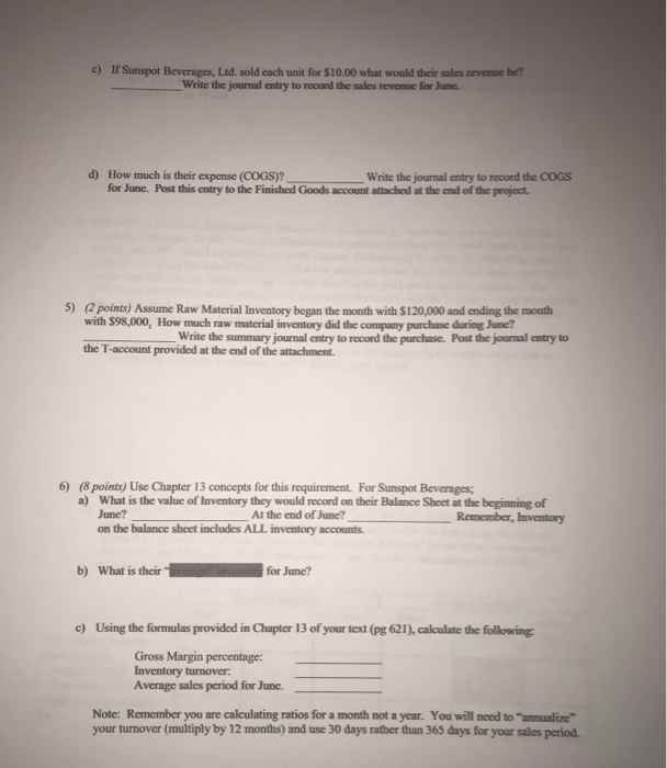 costs per equivalent unit for the Blending Department. (Round your answers to