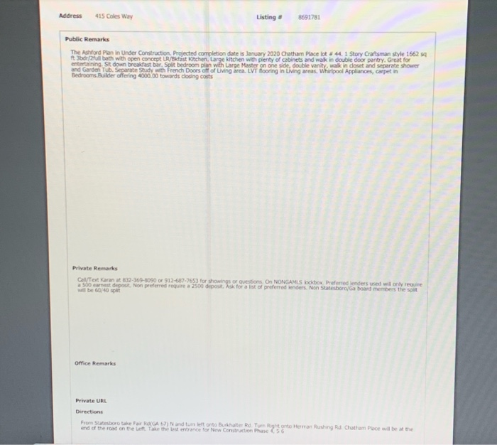 Price Status $187,850 Sold Unit/Lot Lot # 44 Listing 8691781 Property Type