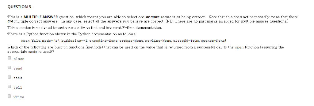 does not necessarily mean that there are multiple correct answers. In any