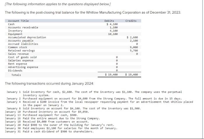  Prepare general journal entries to record each transaction. Note: If no