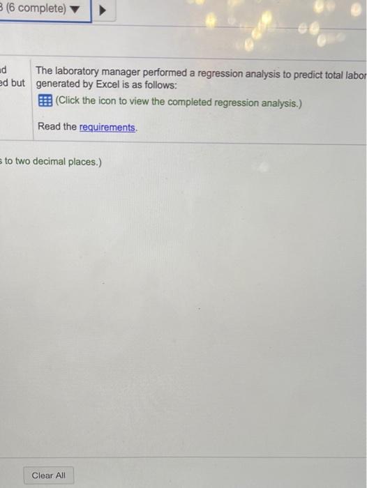 of 4 pts E6-33A (similar to) The manager of the main laboratory