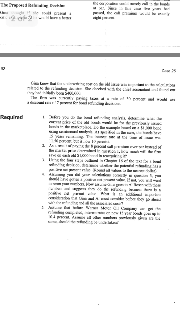 Please help with case study. All work must be done in excel