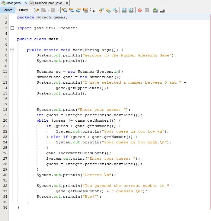 JAVA In this exercise, youll improve the Number Guessing Game. Modify the