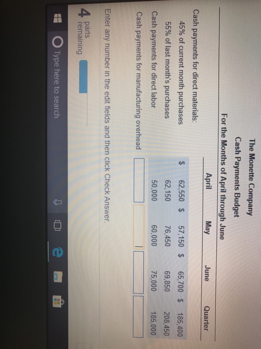 be at least 25% of as follows (Click the icon to view