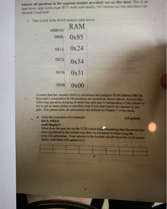  The program is Assembly language. Solve and show steps . Thank