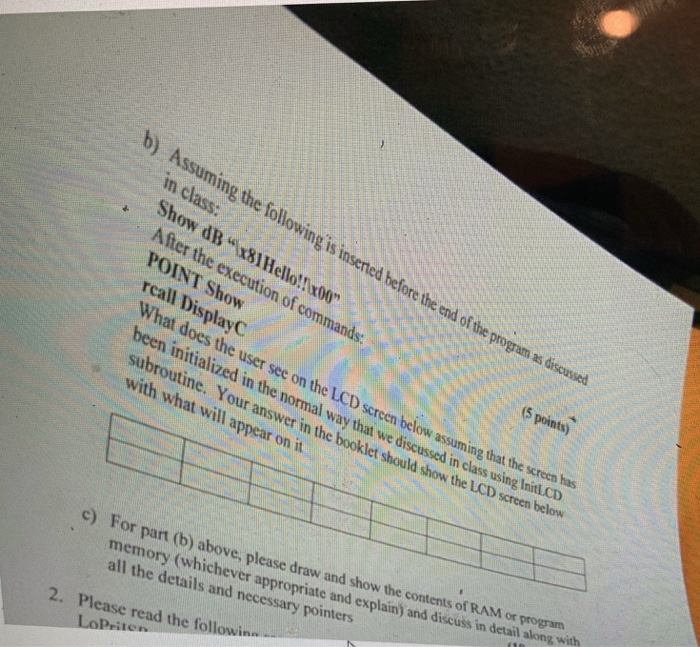 you i n Answer all questions in the separate booklet provided: not