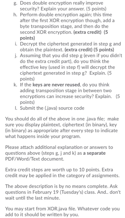 Instructions Develop a stream cipher program starting from the sample program attached.