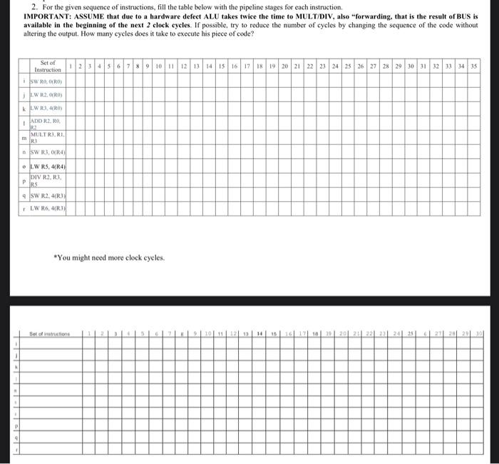please answer as soon as possible 2. For the given sequence of
