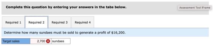 2 problems. Izzy Ice Cream has the following price and cost information: