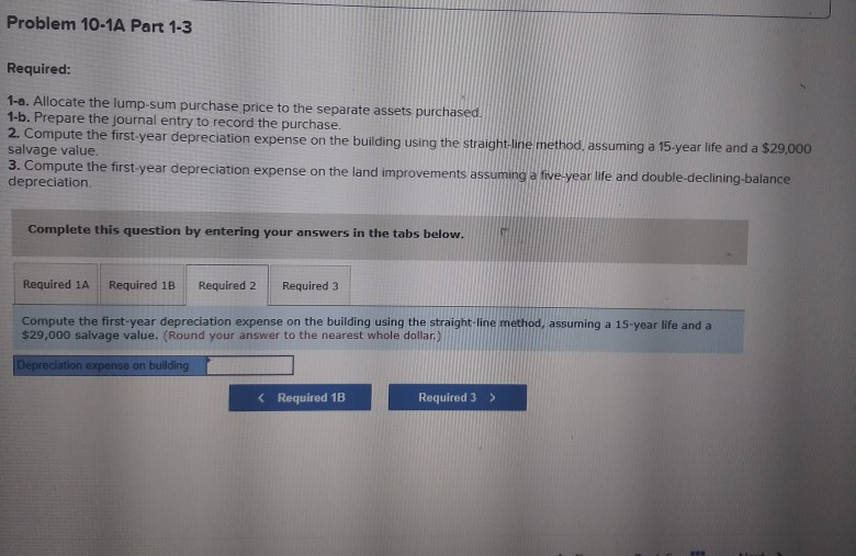 a total cash price of $810,000. The estimated market values of the