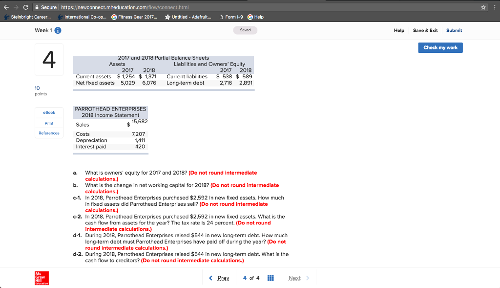 Secure l https:// Week 1 6 Saved Help Save & Exit