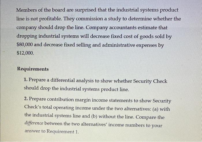 operating income data for the year ended May 31, 2024: SECURITY CHECK