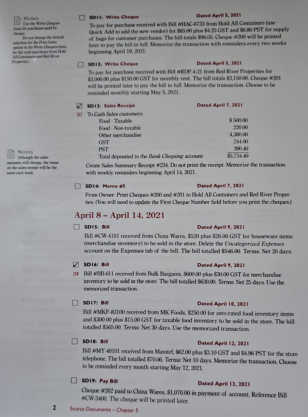 5 in Quickbooks, Can you guys help doing it posting a video