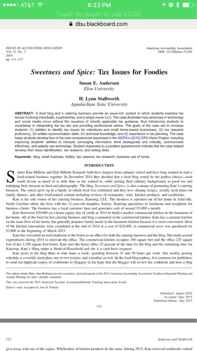 are the self-employment tax implications of the blog for Didi and Kate?"