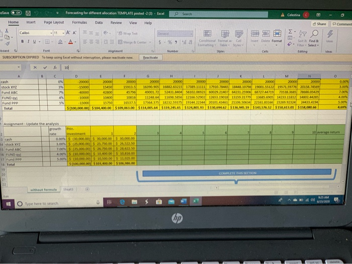 complete green portion... yellow part is an example... oSave Search A Celestina