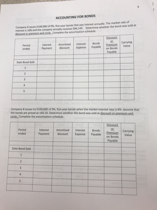  how do that need to know the steps ACCOUNTING FOR BONDS