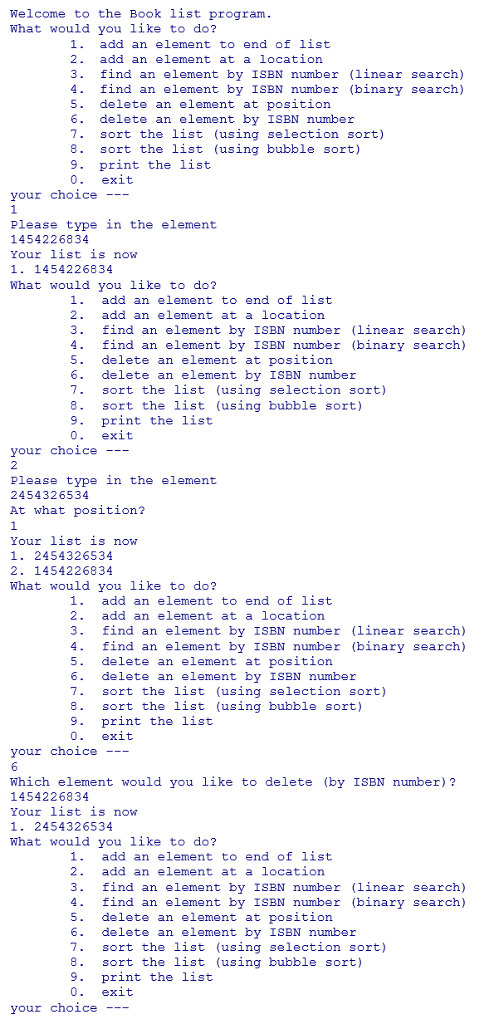 Program in C++! Arrays and vectors can be used to hold lists.