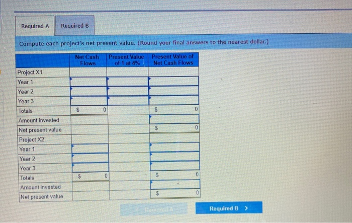Expected net cash flows in: Year 1 Year 2 Year 3 50,000