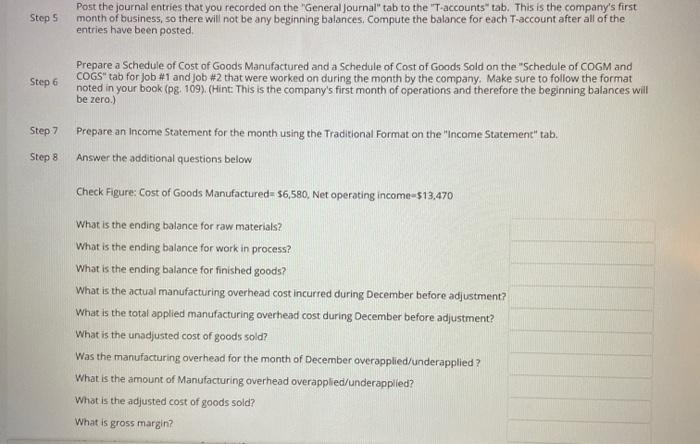 you have been asked to develop and manufacture two new tables for