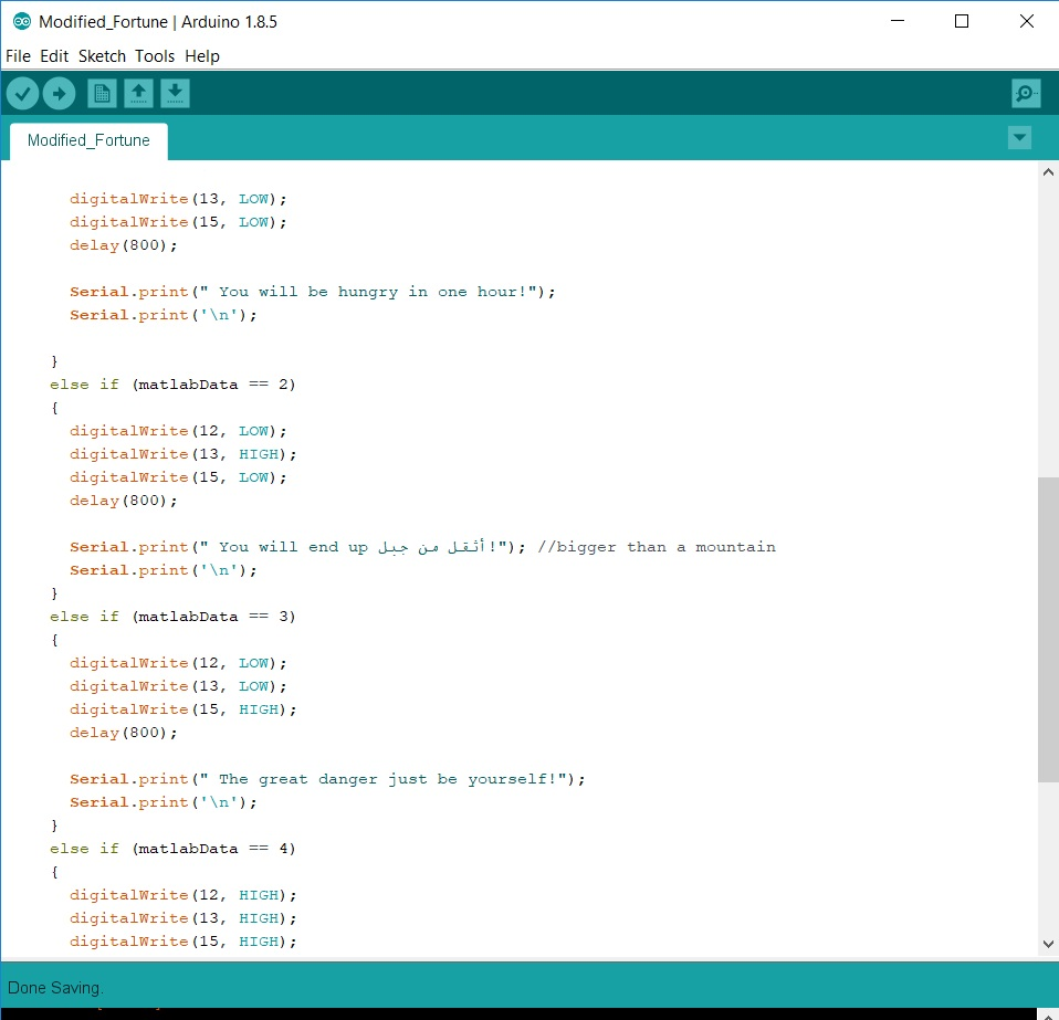 a program uploaded to it. I keep receiving error messages in command: