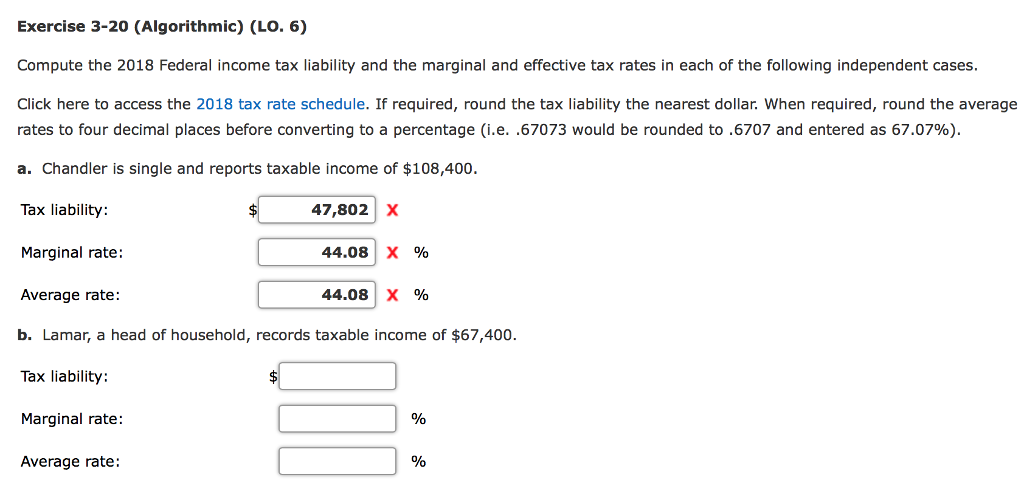 Need help with the following: Exercise 3-20 (Algorithmic) (LO. 6) Compute